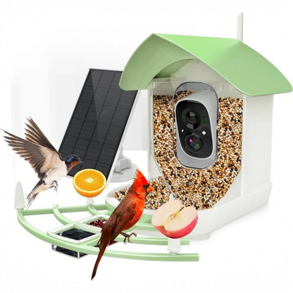Smart Bird Feeder Camera with App Control and Night Vision