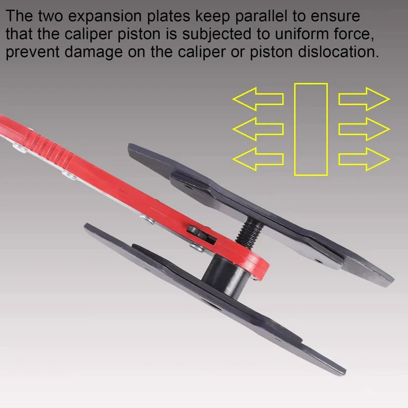 Ratchet Caliper Piston Tool for Disc Brake Service and Pad Changes