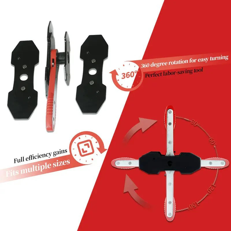 Ratchet Caliper Piston Tool for Disc Brake Service and Pad Changes