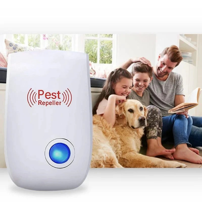 Ultrasonic Pest Repeller for Indoor Home Use with Single Button Design
