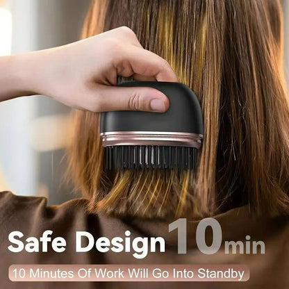 Compact Cordless Heated Straightening Comb, USB Rechargeable
