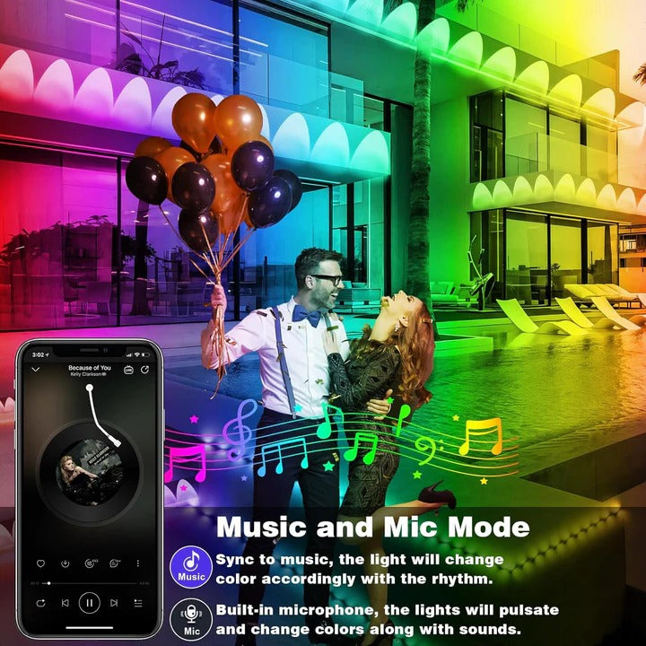 Outdoor Soffit LED Lighting Kit App Controlled Design