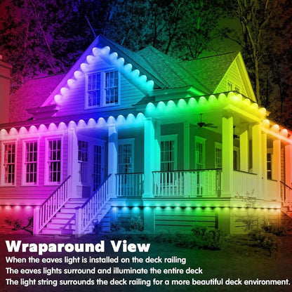 Outdoor Soffit LED Lighting Kit App Controlled Design