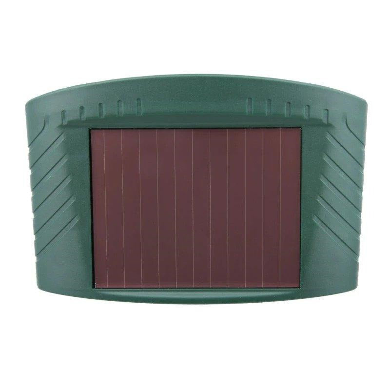 Motion Activated Ultrasonic Animal Repellent with Solar Power and Flashing Lights