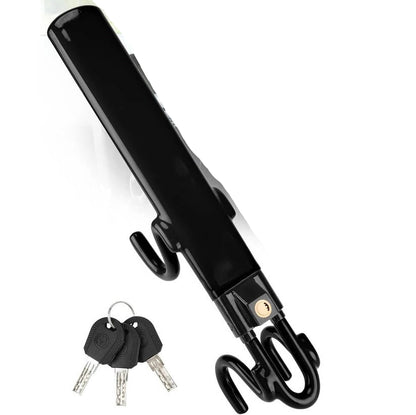 Adjustable Steering Wheel Lock with 3 Keys for Car Security Support