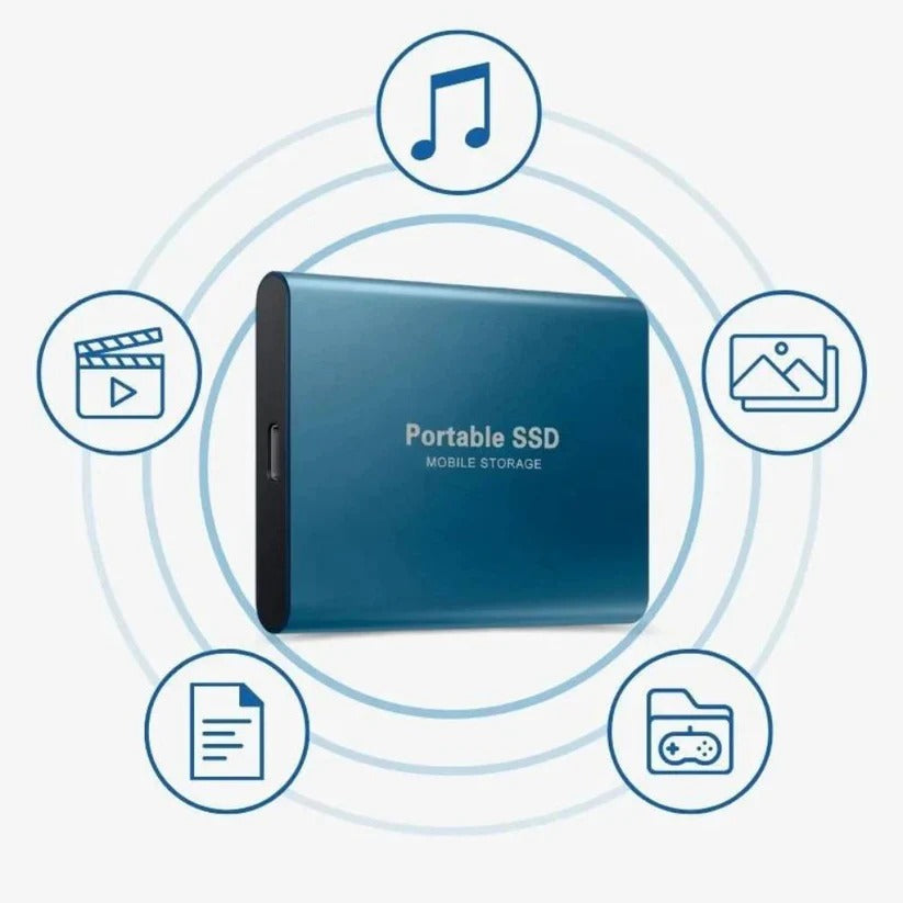 Portable External SSD with USB 3.2 for High Speed Storage