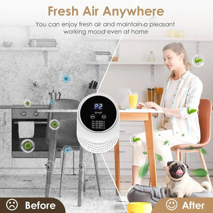 Plug In Odor Control Device with Programmable Cycles for Indoor Use