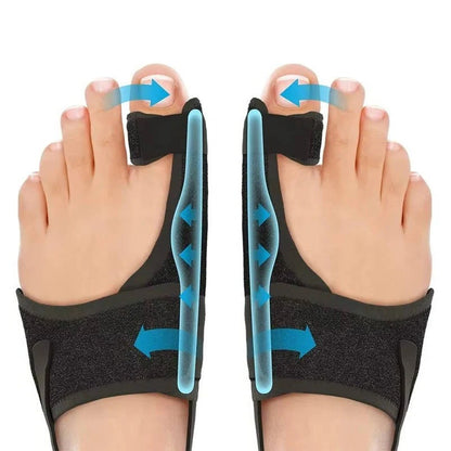 Adjustable Toe Splint Brace for Bunion Support, 2 Pack