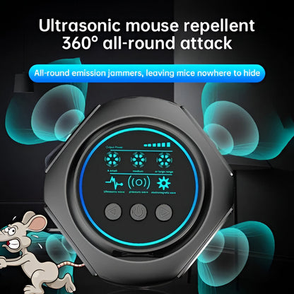 Ultrasonic Pest Repeller with 3200 Square Foot Coverage and Silent Operation