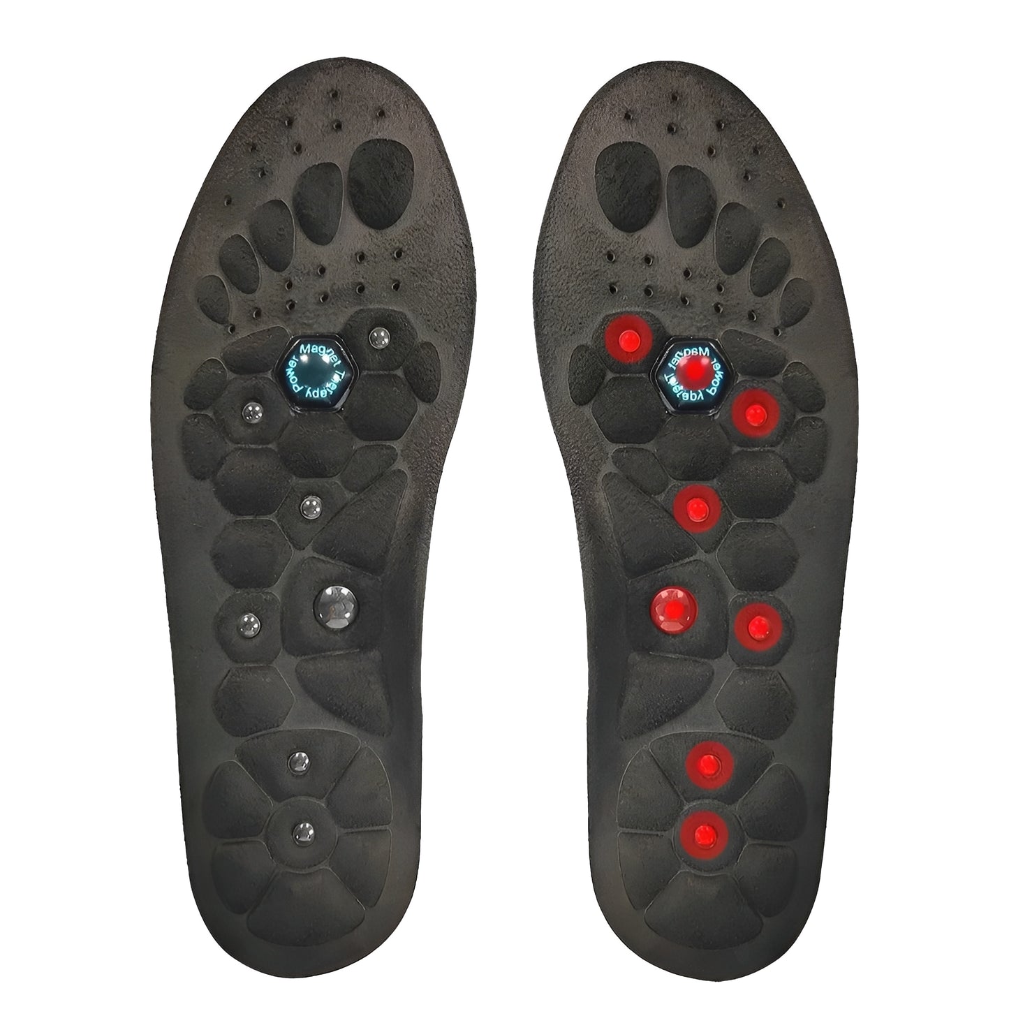 Magnetic Comfort Insoles with Cushioning and Arch Support