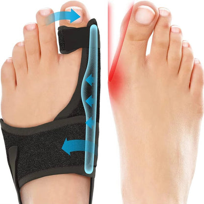Adjustable Toe Splint Brace for Bunion Support, 2 Pack
