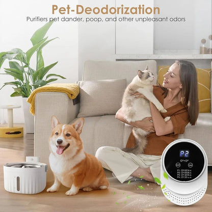 Plug In Odor Control Device with Programmable Cycles for Indoor Use