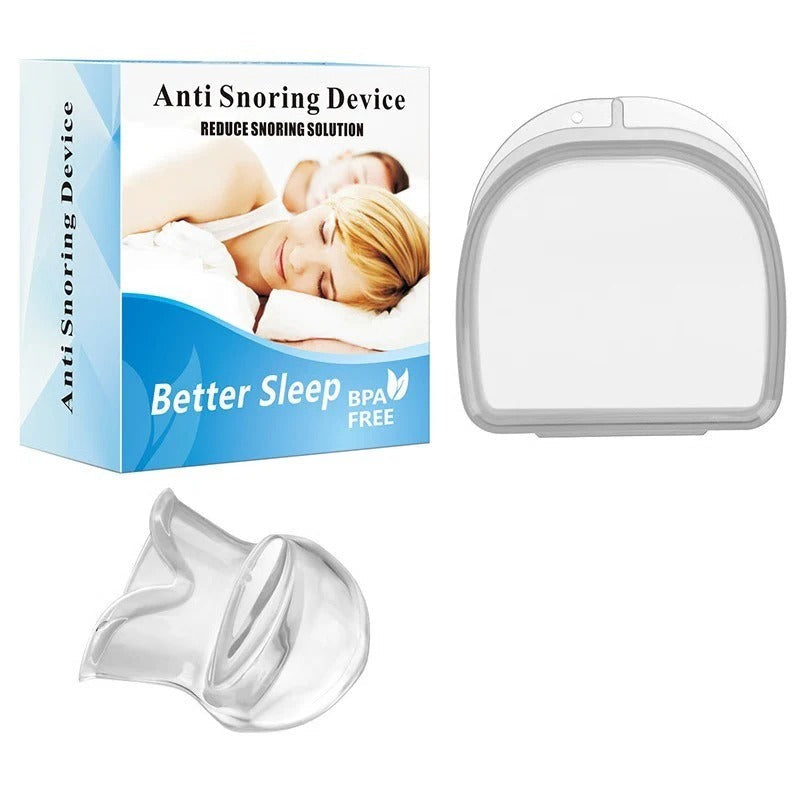 Snore Reduction Mouthpiece with Moldable Design Silicone Material