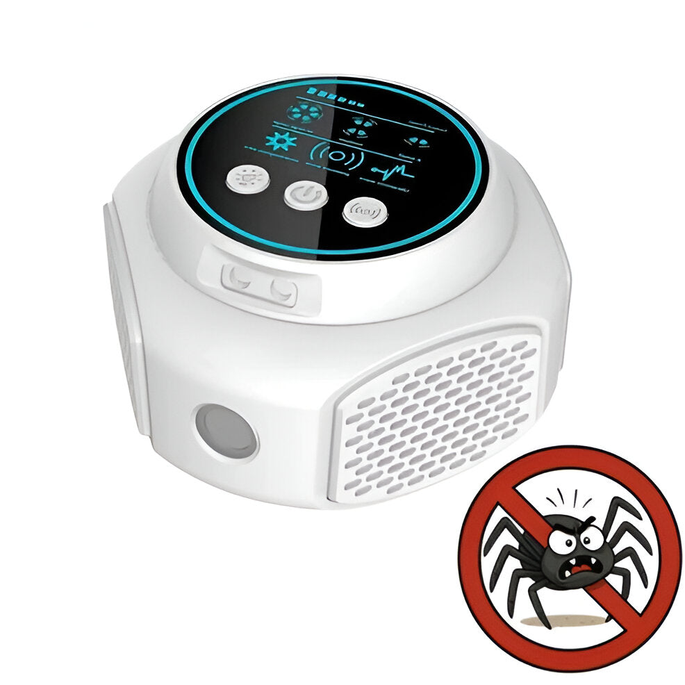 Ultrasonic Pest Repeller with 3200 Square Foot Coverage and Silent Operation