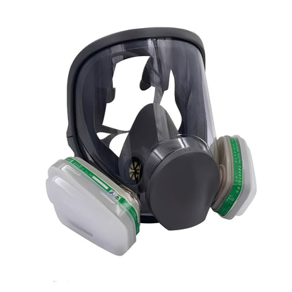 Full Face Respirator Mask with Anti Fog Lens and Silicone Seal