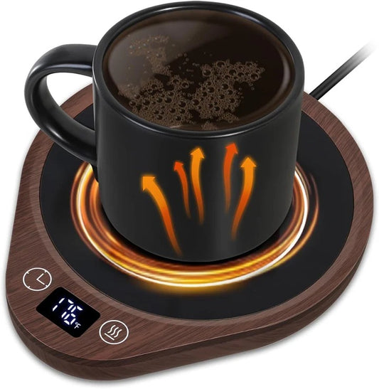 Desktop Coffee Mug Warmer Set and Ceramic Mug