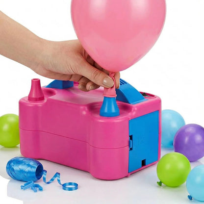 600W Dual Nozzle Electric Balloon Inflator Pump for Party Decorations