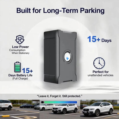 Wireless GPS Vehicle Tracker with IoT SIM, Geo Fence and Alerts