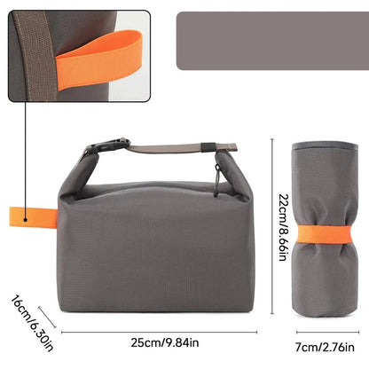 Insulated Thermal Lunch Bag with EVA Lining and Strap