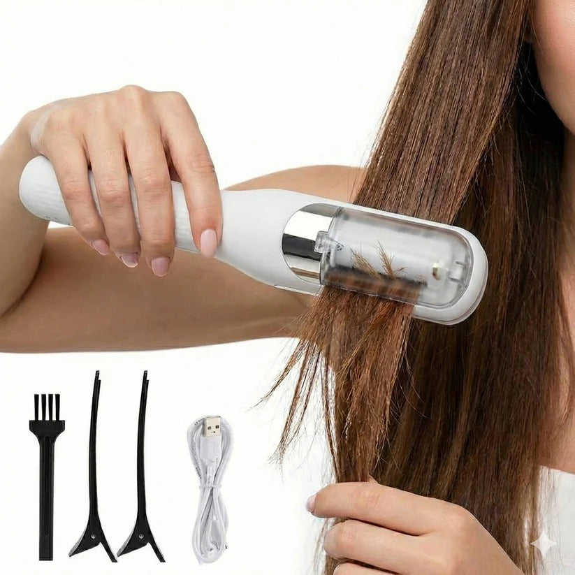 Portable Split End Trimmer with Type C Rechargeable Battery