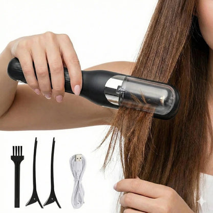 Portable Split End Trimmer with Type C Rechargeable Battery