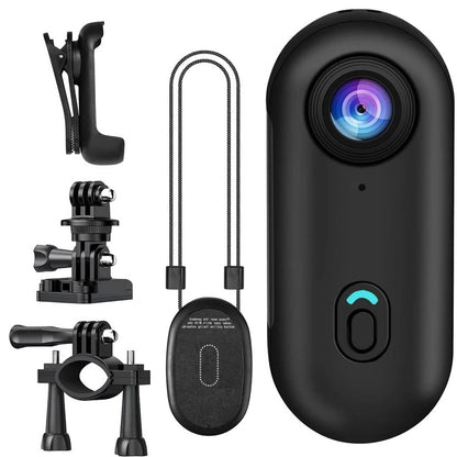 Magnetic 4K Action Camera for Cycling with 120 Degeree Wide Lens