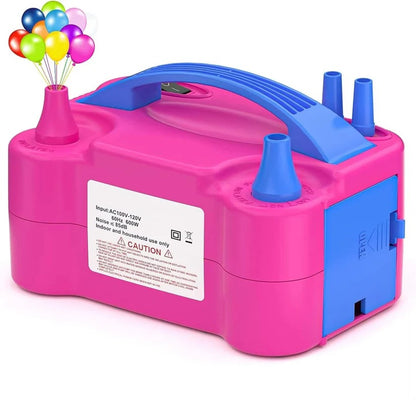 600W Dual Nozzle Electric Balloon Inflator Pump for Party Decorations