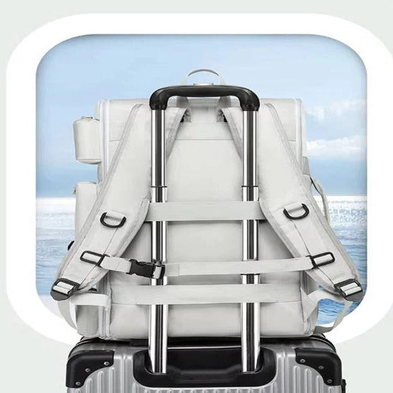 Travel Backpack with Laptop Pocket and Multi Compartment Design