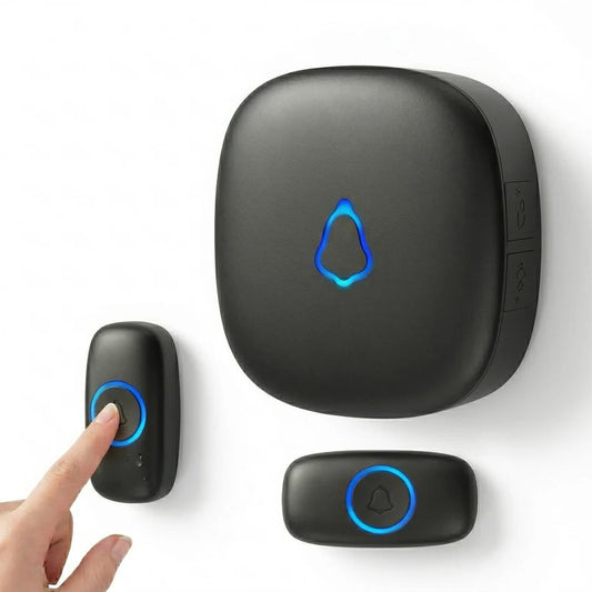 Wireless Smart Doorbell without Camera, 1000ft Range with 58 Chimes and LED Indicator for Home Use