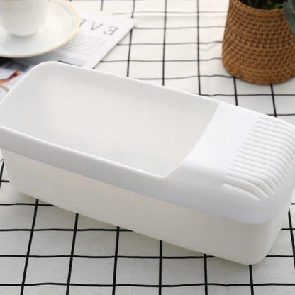 Pasta Microwave Cooker with Built In Strainer and Handles