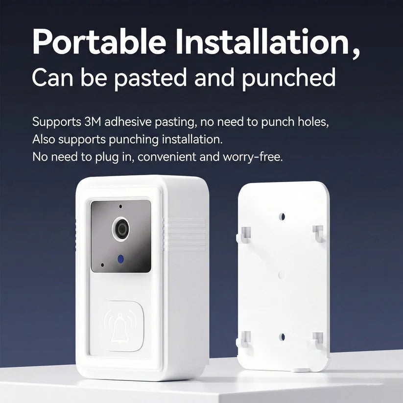 1080P HD Wi-Fi Video Doorbell with Two Way Audio and Cloud Storage