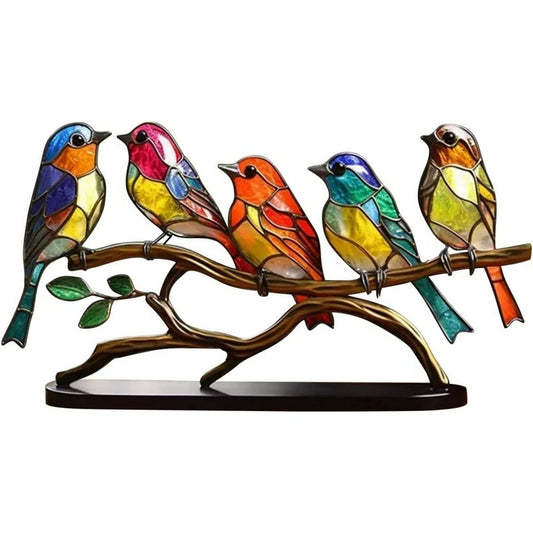 Bird Silhouette Window Cling Suncatcher for Home Decor