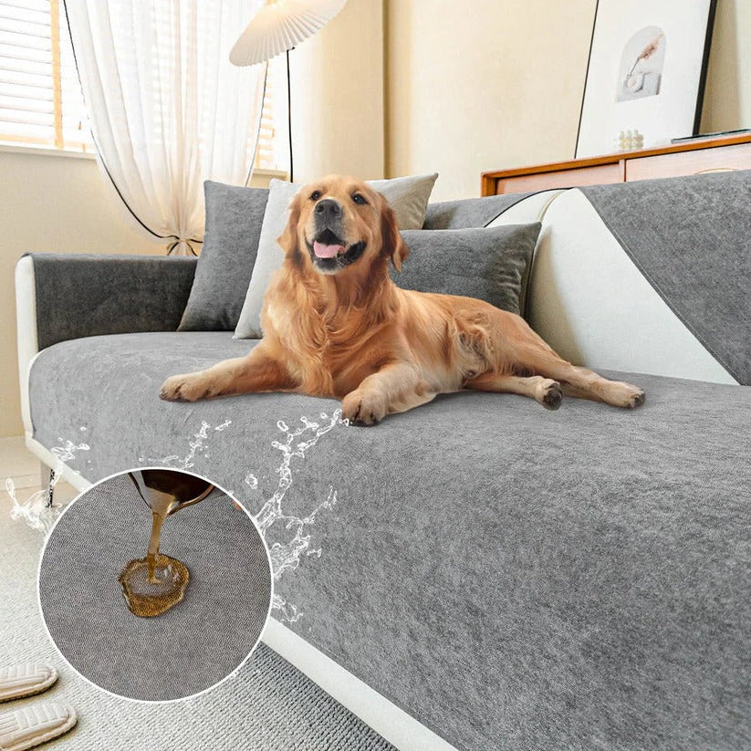 Pet Sofa Cover with Washable Recyclable Fabric Design