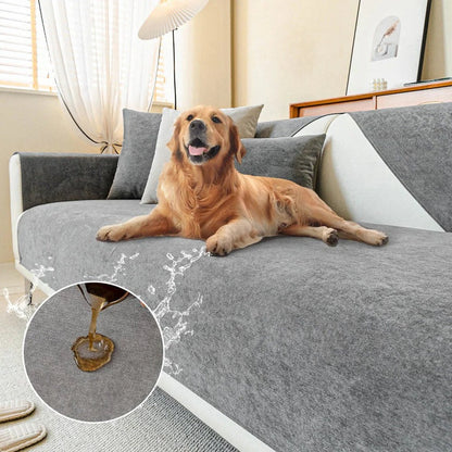 Pet Sofa Cover with Washable Recyclable Fabric Design