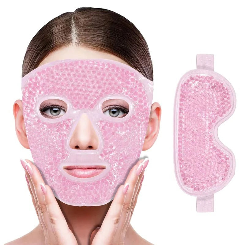Reusable Gel Eye and Face Mask for Hot and Cold Cooling Wrap Use