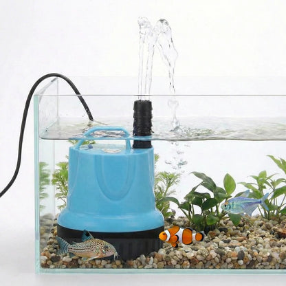 Submersible Aquarium Water Pump with Built In Filter for Fish Tank