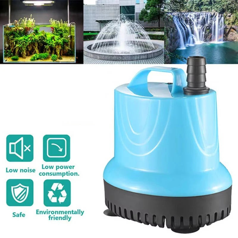 Submersible Aquarium Water Pump with Built In Filter for Fish Tank