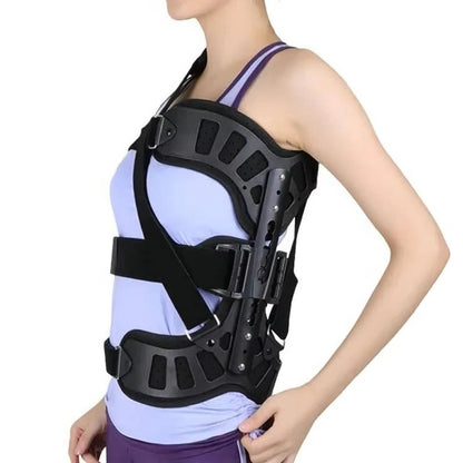 Adjustable Back Support Brace with Height Control and Posture Support