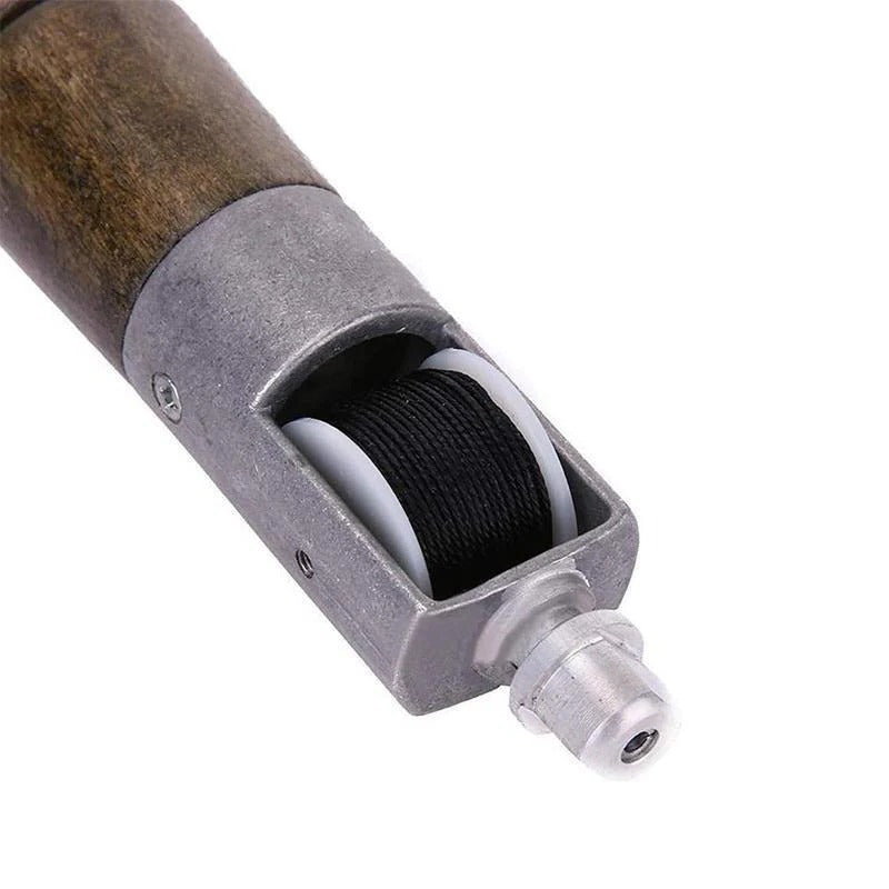 Leather Stitching Awl Set with Waxed Thread and Steel Needles for DIY Repair