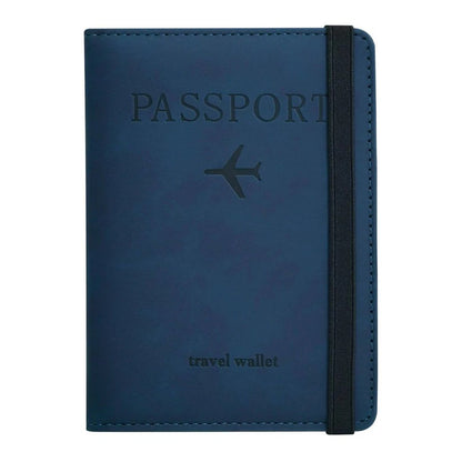 Unisex Slim Travel Passport Wallet with Card Slots