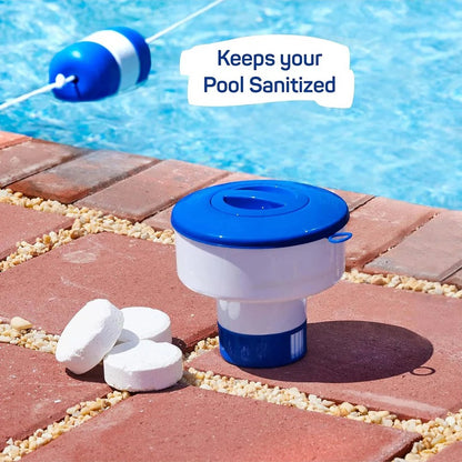 Adjustable Pool Chemical Floater for Pools Spas and Hot Tubs
