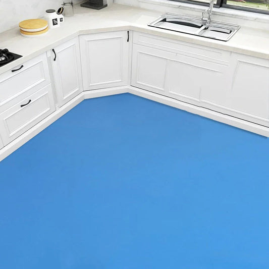 Vinyl Peel and Stick Floor Tile for Kitchens Bathrooms and Rentals, 79 x 19.5 Inches