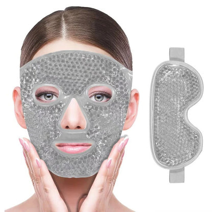 Reusable Gel Eye and Face Mask for Hot and Cold Cooling Wrap Use
