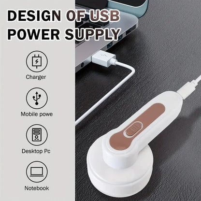 Electric Lint Remover with Rechargeable Battery for Garments and Upholstery