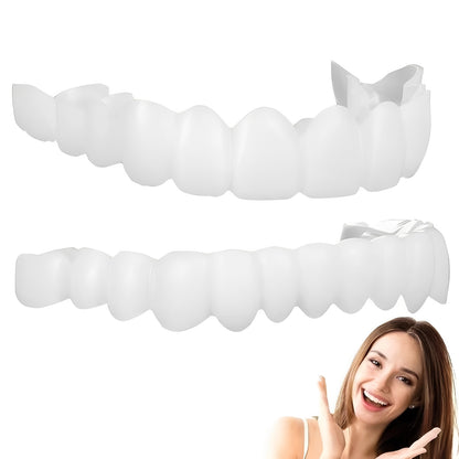 Snap On Cosmetic Tooth Covers for Adults, 2 Piece Set