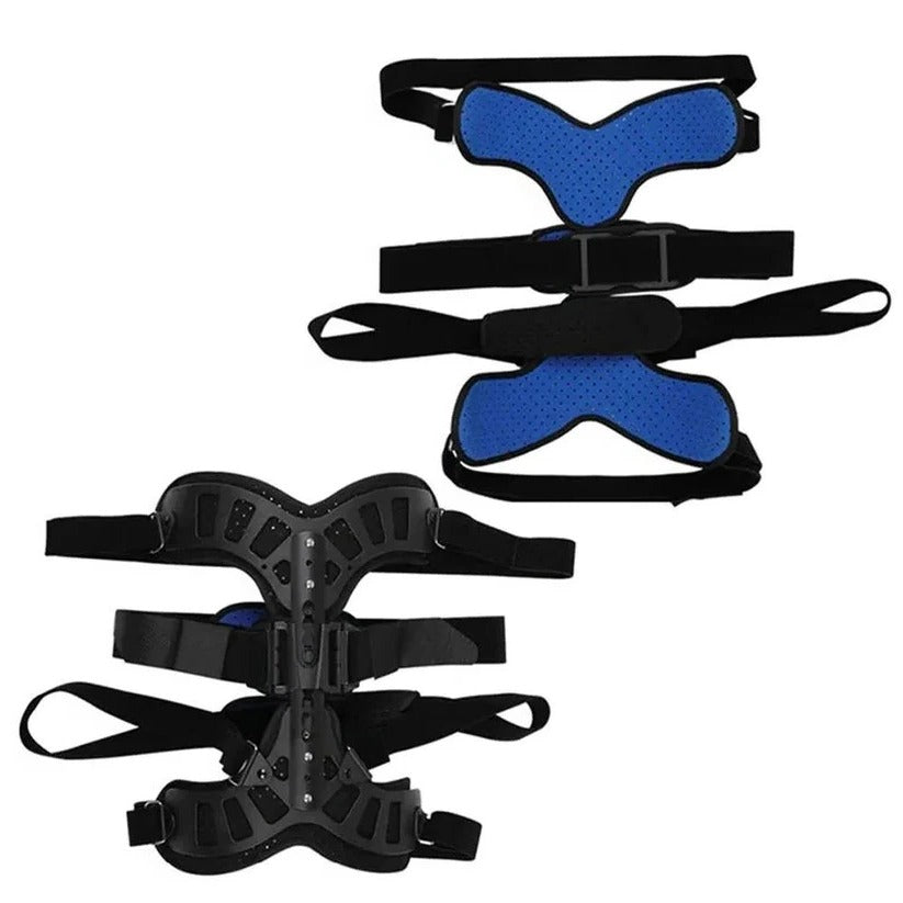Adjustable Back Support Brace with Height Control and Posture Support