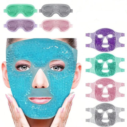 Reusable Gel Eye and Face Mask for Hot and Cold Cooling Wrap Use