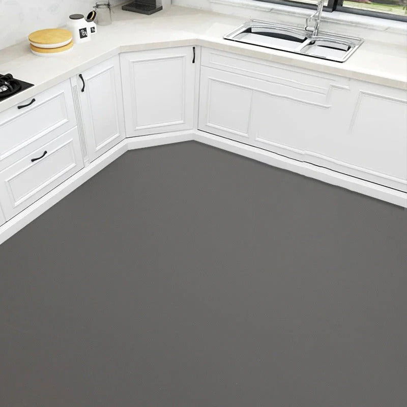 Vinyl Peel and Stick Floor Tile for Kitchens Bathrooms and Rentals, 79 x 19.5 Inches