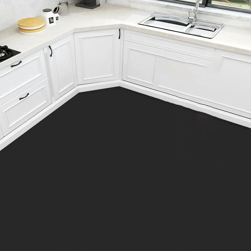 Vinyl Peel and Stick Floor Tile for Kitchens Bathrooms and Rentals, 79 x 19.5 Inches