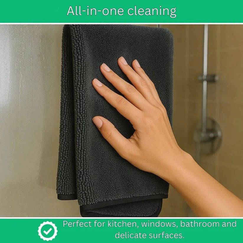 Microfiber Cleaning Cloth 1200 GSM for Glass and Kitchen